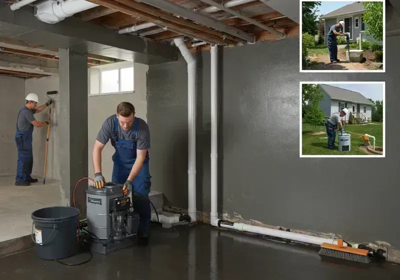 Basement Waterproofing and Flood Prevention process in Clinton, IL